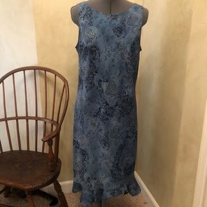 Vintage Dress with Subtle Fun Hem